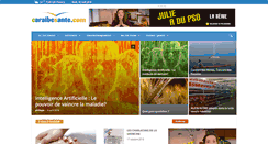 Desktop Screenshot of caraibesante.com